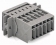 WAGO Konektor 769-615/002-000 1vodičový s pájecími piny CAGE CLAMP® 4 mm², šedá